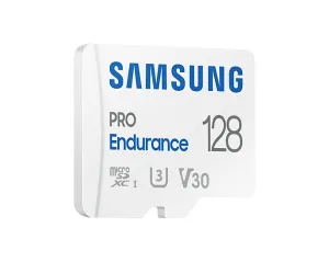 Card de memorie Samsung PRO Endurance, microSDXC, UHS-I, 128 GB, Adaptor