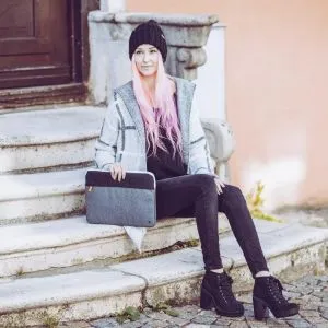 Carcasă pentru laptop HAMA Florence, 13,3" (34 cm), negru/gri