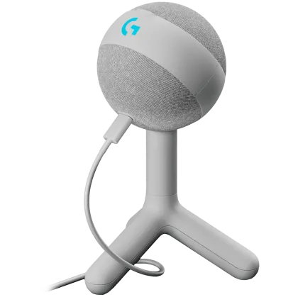 Microfon pentru jocuri LOGITECH Yeti Orb RGB cu LIGHTSYNC - OFF WHITE - USB