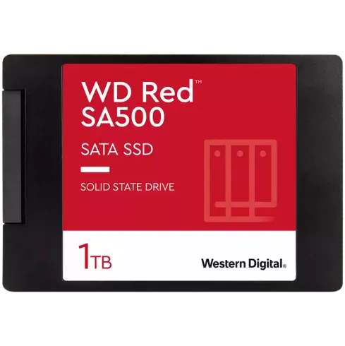 WD Red SSD SA500 NAS 1TB 2,5 inchi SATA III 6 Gb/s intern ambalat unic