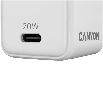 CANYON charger CU20C GaN 20W 1xPD EU White
