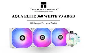 Thermalright Water Cooling Aqua Elite 360 White A-RGB V3 - LGA1851/LGA1700/AM5