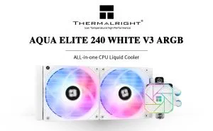 Thermalright водно охлаждане Water Cooling Aqua Elite 240 White A-RGB V3 - LGA1851/LGA1700/AM5