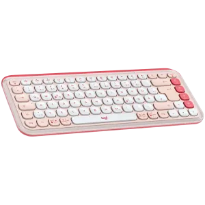 LOGITECH POP ICON COMBO - ROSE - US INT'L - BT  - INTNL-973