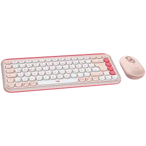 LOGITECH POP ICON COMBO - ROSE - US INT'L - BT  - INTNL-973