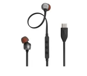 Căști JBL T310C BLK USB-C Căști intraauriculare