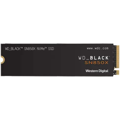 SSD WD Black SN850X 1TB M.2 2280 PCIe Gen4 x4 NVMe, Read/Write: 7300/6300 MBps, IOPS 800K/1100K, TBW: 600