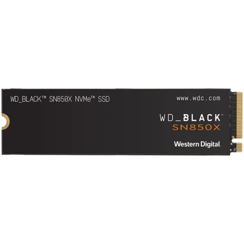 SSD WD Black SN850X 2TB M.2 2280 PCIe Gen4 x4 NVMe, Read/Write: 7300/6600 MBps, IOPS 1200K/1100K, TBW: 1200