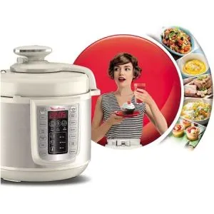 Multicooker Moulinex CE505A10 FAST & DELICIOUS SOLEIL, 25 programs, pressure cooker, steaming pot.