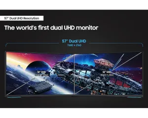 Monitor Samsung Odyssey Neo G9 57" Mini-LED Quantum Dot, 240 Hz, 1 ms