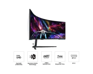 Monitor Samsung Odyssey Neo G9 57" Mini-LED Quantum Dot, 240 Hz, 1 ms