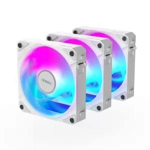 Set de ventilatoare ARGB GIGABYTE AORUS EZ CHAIN 120 ICE, pachet de 3