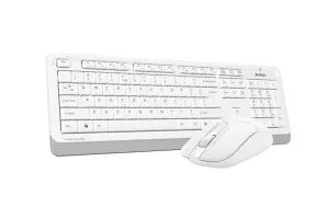 A4TECH FG1012 2.4G Compact Desktop Set, White