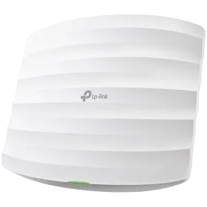 TP-Link EAP225 AC1350 Wireless MU-MIMO Gigabit Ceiling Mount Access Point,450Mbps at 2.4GHz + 867Mbps at 5GHz, 802.11a/b/g/n/ac, 1 G LAN, 802.3af PoE,Centralized Management,Band Steering,Load Balance,Rate Limit,Captive Portal,4 In.Ant.,Ceiling/Wall