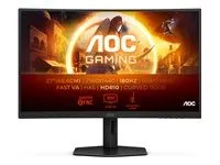 Monitor AOC CQ27G4X, 27" Curved 1500R, Fast VA, WLED, 2560x1440@180Hz, 1ms GtG, 0.5ms MPRT, 300cd m/2, 4000:1, 80M:1 DCR, Adaptive Sync, FlickerFree, Low Blue Light, Tilt, Height Adjust, Swivel, 2xHDMI, DP