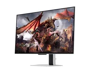 Monitor Samsung 32DG802 32" Odyssey SMART OLED G8, 240Hz, 0.3ms, 3840x2160, DP, 2xHDMI, USB Hub, Silver