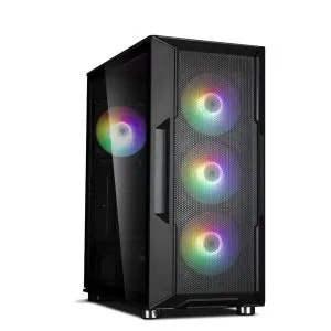 Zalman Case ATX - I3 NEO Black - RGB, Mesh