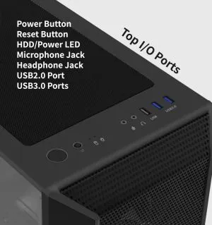 Zalman Case ATX - I3 NEO Black - RGB, Mesh