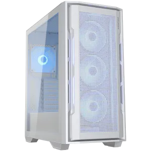COUGAR UNIFACE RGB PC Case, Mid Tower, White
