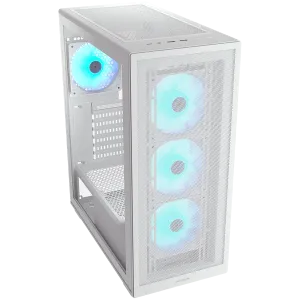 COUGAR MX220 RGB PC Case, Mid Tower, White