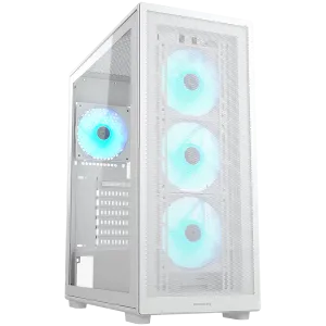 COUGAR MX220 RGB PC Case, Mid Tower, White