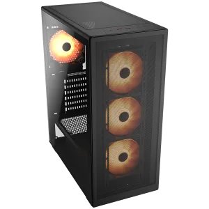 COUGAR MX220 RGB PC Case, Mid Tower, Black
