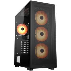 COUGAR MX220 RGB PC Case, Mid Tower, Black