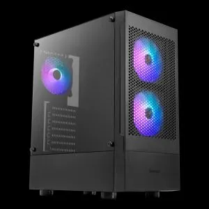 Gamdias Case ATX - TALOS E3 MESH - aRGB, Tempered Glass