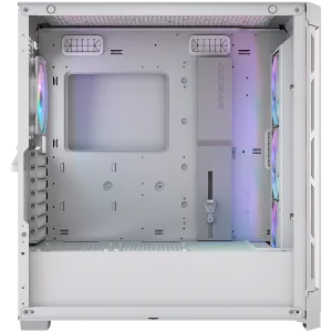COUGAR DUOFACE PRO RGB PC Case, Mid Tower, White