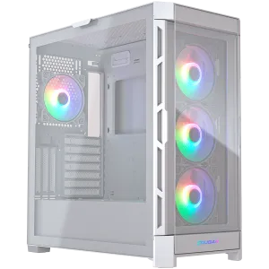 COUGAR DUOFACE PRO RGB PC Case, Mid Tower, White
