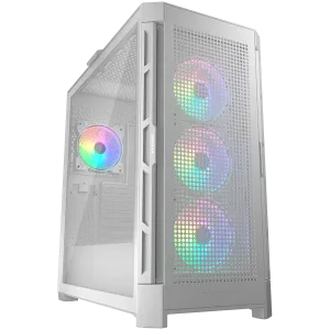 COUGAR DUOFACE PRO RGB PC Case, Mid Tower, White