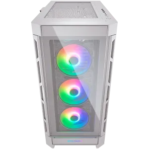 COUGAR DUOFACE PRO RGB PC Case, Mid Tower, White