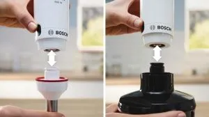 Пасатор Bosch MSM4W421, SER4, Blender, ErgoMaster, 800 W, Dynamic Speed Control, QuattroBlade System, Included Blender, Chopper, Stainless steel whisk & Measuring cup, White
