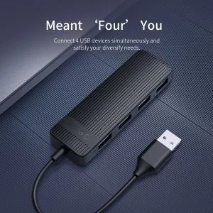 Orico хъб USB2.0 HUB 4 port White - FL02-WH