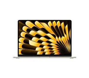 Лаптоп Apple 15-inch MacBook Air: Apple M3 chip with 8-core CPU and 10-core GPU, 24GB, 512GB SSD - Starlight