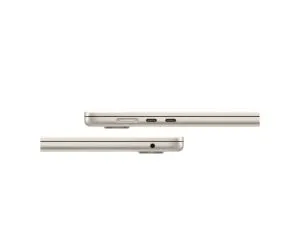 Лаптоп Apple 15-inch MacBook Air: Apple M3 chip with 8-core CPU and 10-core GPU, 24GB, 512GB SSD - Starlight