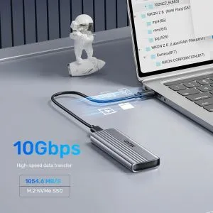 Unitek Storage - Case - M.2 NVMe M-key 10 Gbps - S1241B