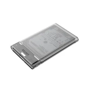 Unitek прозрачна външна кутия за диск Storage Case - DiskGuard Limpid R - 2.5 inch USB 3.0 transparent - S1103A