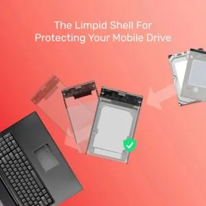 Unitek прозрачна външна кутия за диск Storage Case - DiskGuard Limpid R - 2.5 inch USB 3.0 transparent - S1103A