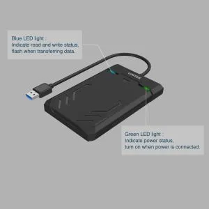 Unitek Storage Case - DiskGuard Raiden 2.5 inch USB3.0 - Y-3036