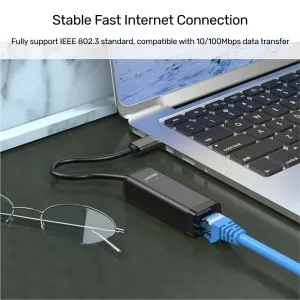 Unitek адаптер USB to LAN 100Mbps black - Y-1468