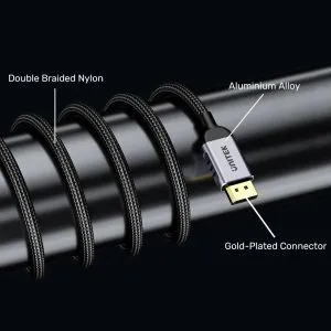 Unitek кабел Display Port 2.1 DP M / M - 8K@120Hz, Black - C1626GY-2M