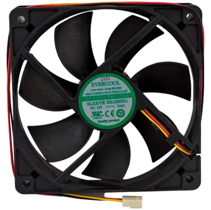 Evercool Fan 120x120x25 Sleeve 2000rpm - EC12025M12SA