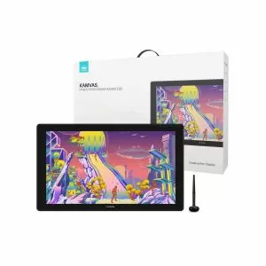 Tableta Grafica HUION Kamvas 24 Plus GS2402, Gri Inchis
