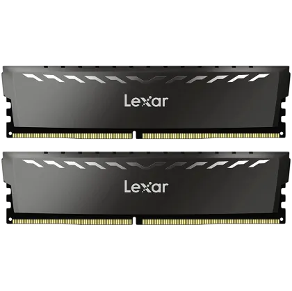 Lexar 2x16GB THOR DDR4 3200 UDIMM XMP Memory with heatsink. Dual pack