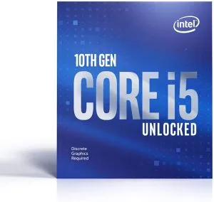 CPU Intel Comet Lake-S Core I5-10600KF 6 cores 4.1Ghz (Up to 4.80Ghz) 12MB, 125W LGA1200, BOX