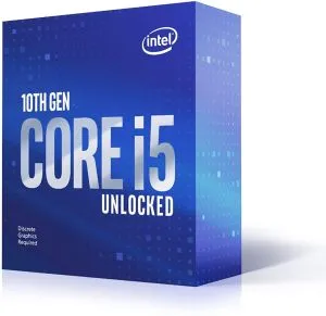 CPU Intel Comet Lake-S Core I5-10600KF 6 cores 4.1Ghz (Up to 4.80Ghz) 12MB, 125W LGA1200, BOX