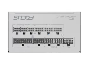 Power Supply SEASONIC FOCUS GX-1000 White - 1000W 80+ Gold, ATX 3.1, PCIe 5.1, Fully Modular