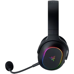 Razer Barracuda X Chroma, Gaming Headset, Black, Oval Ear Cushions, 2.4 GHz Wireless / Bluetooth, Breathable Fabric with Memory Foam Cushions, Detachable Razer™ HyperClear Cardioid Mic, 7.1 Surround sound: Only available on Windows 10 64-bit (or higher)