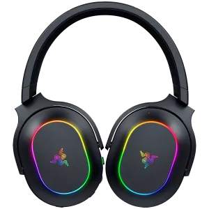 Razer Barracuda X Chroma, Gaming Headset, Black, Oval Ear Cushions, 2.4 GHz Wireless / Bluetooth, Breathable Fabric with Memory Foam Cushions, Detachable Razer™ HyperClear Cardioid Mic, 7.1 Surround sound: Only available on Windows 10 64-bit (or higher)